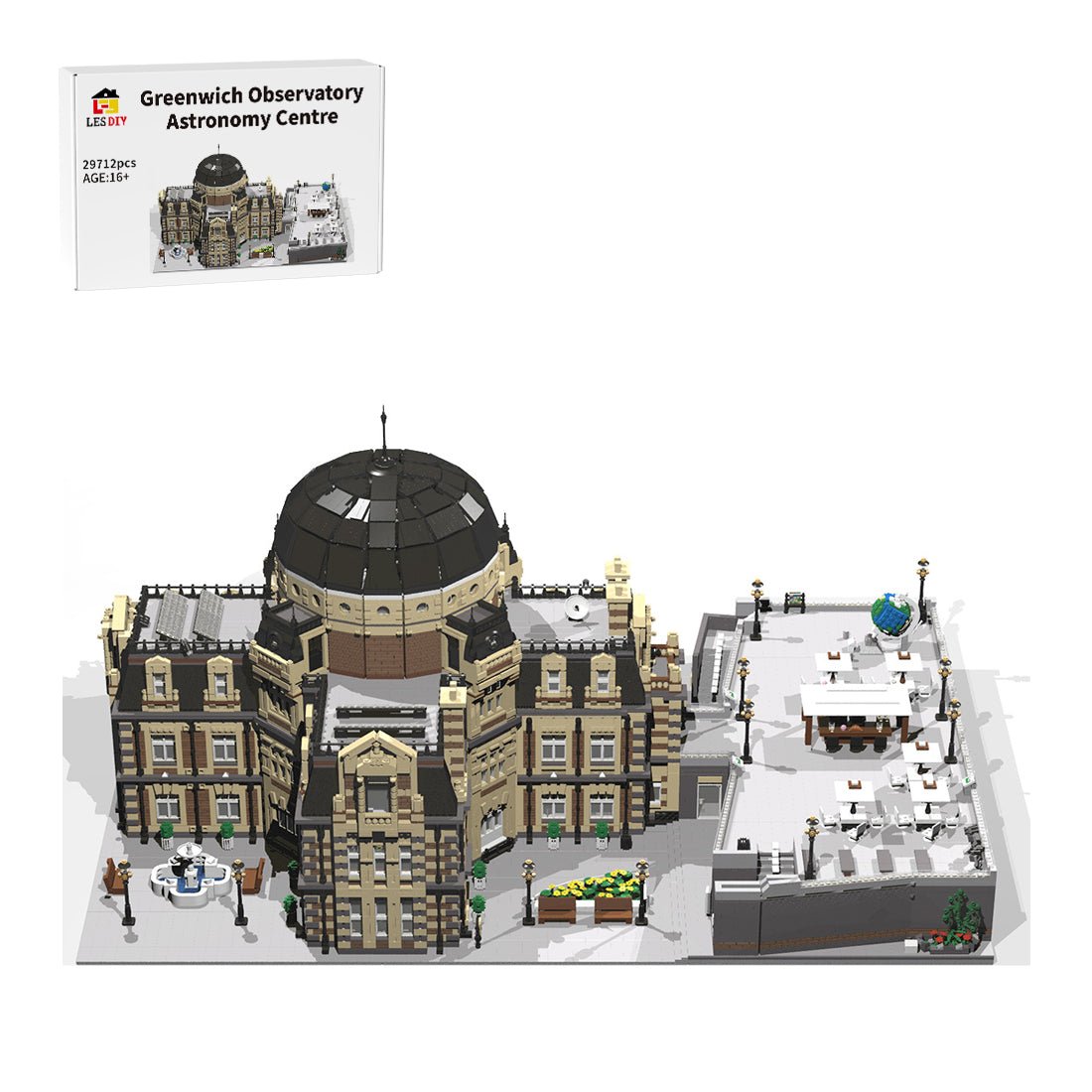 Greenwich Observatory - Astronomy Centre Building Blocks - LesDiy -