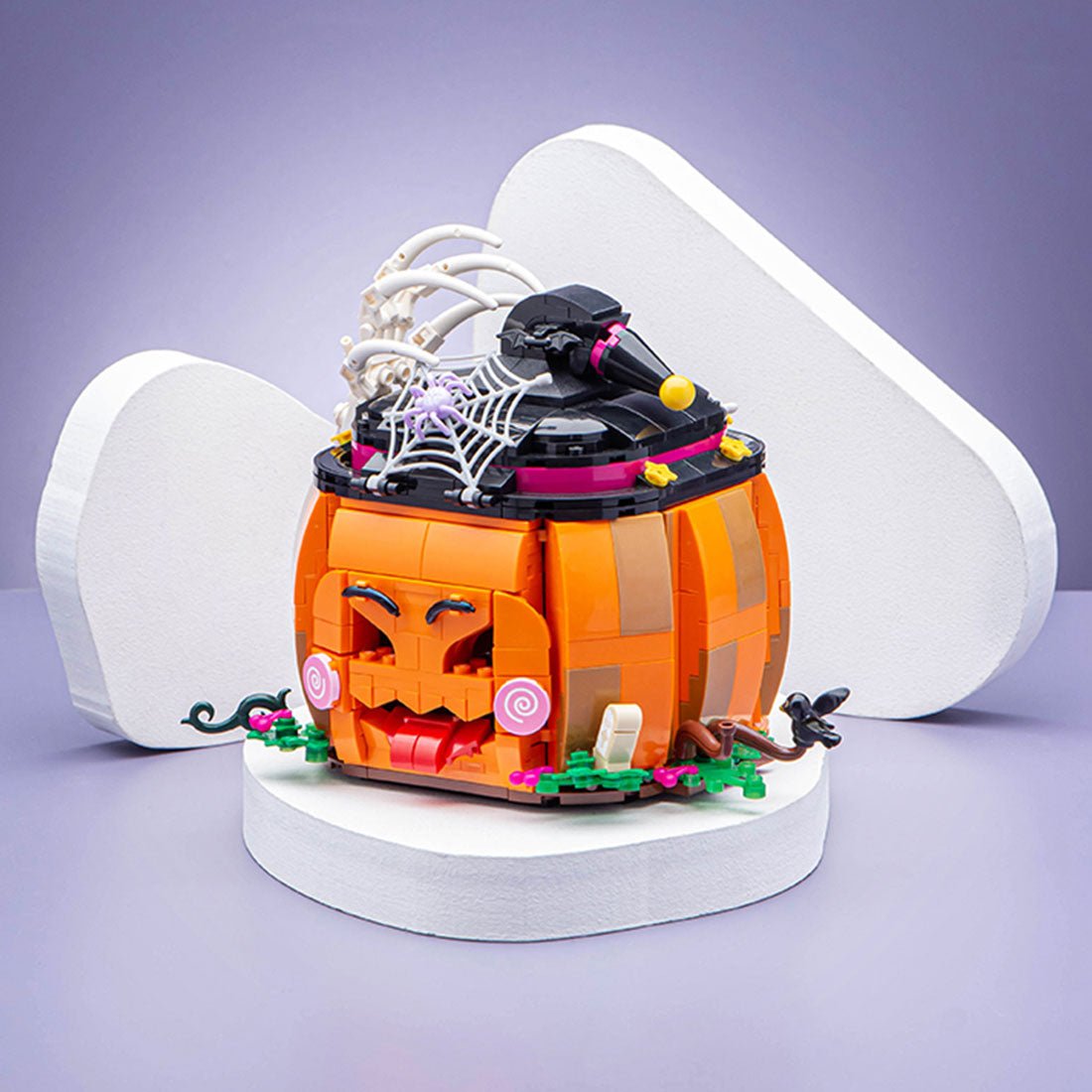 Halloween Pumpkin Assembly Toy Mini Building Blocks Set - LesDiy -