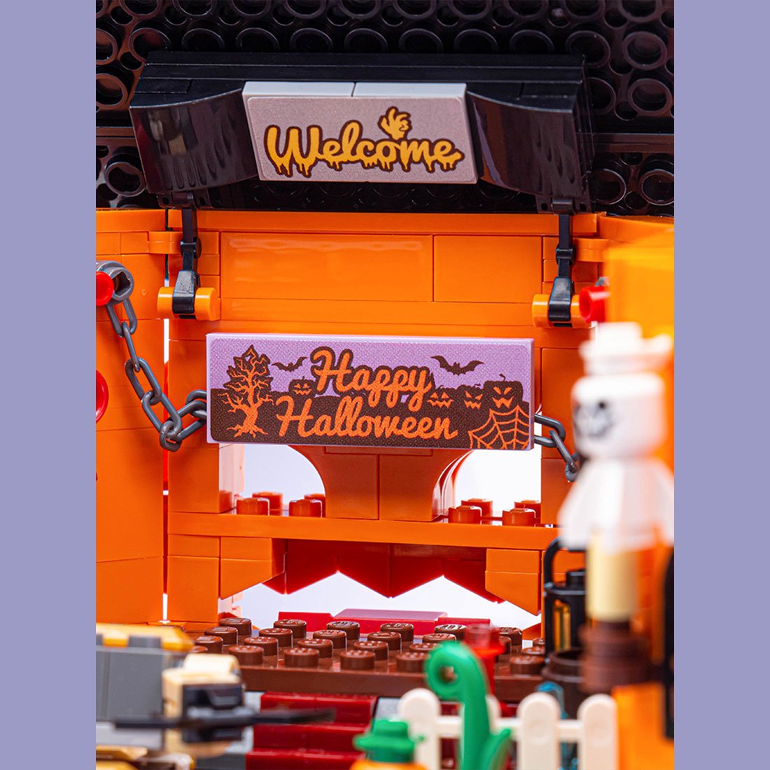 Halloween Pumpkin Assembly Toy Mini Building Blocks Set - LesDiy -