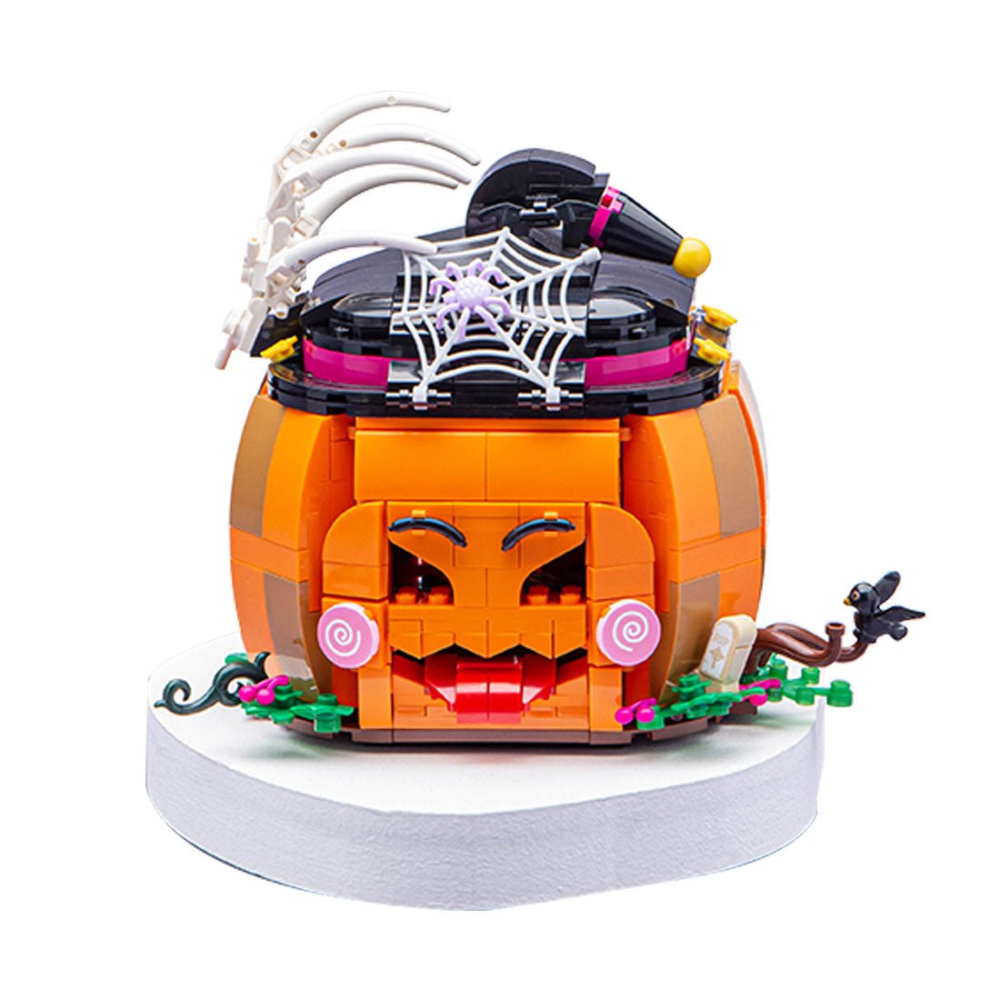 Halloween Pumpkin Assembly Toy Mini Building Blocks Set - LesDiy -