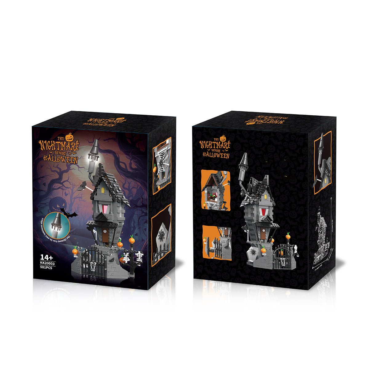 Halloween - Themed Dark Horror Cabin Building Blocks - LesDiy - Building Blocks