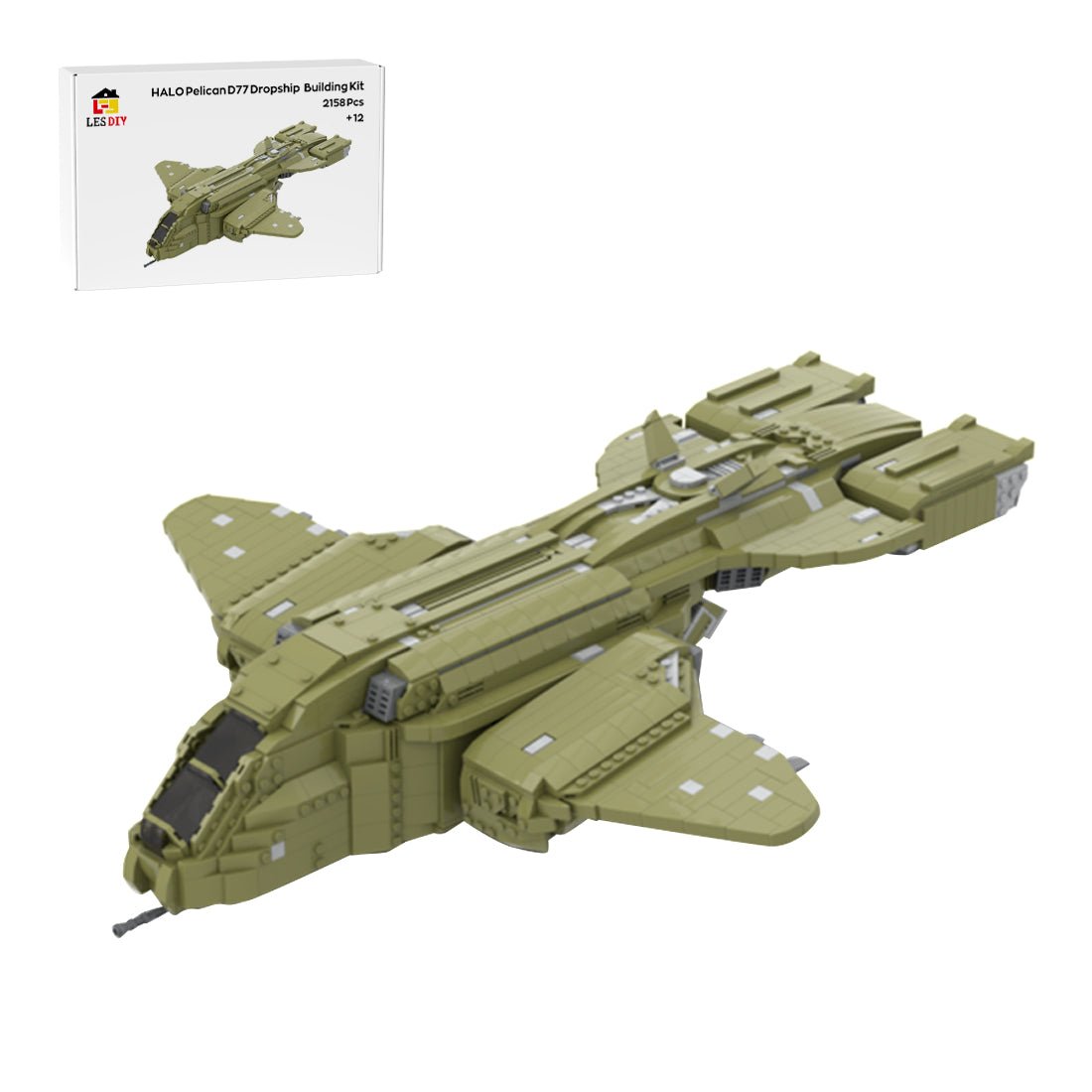 HALO Pelican D.77 Dropship - LesDiy