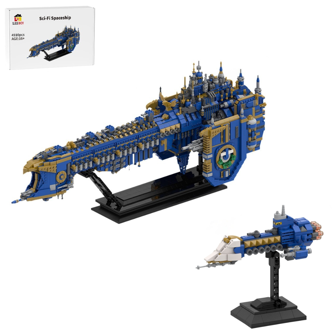 Warhammer 40K Ultramarines Fleet Bundle – Macragge's Honour & Glorious Nova Building Blocks
