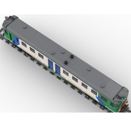 Italian ALn 668 3100 Railcar Building Blocks - LesDiy - Locomotive