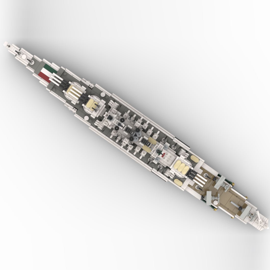 Italian battleship Impero Building Blocks - LesDiy -