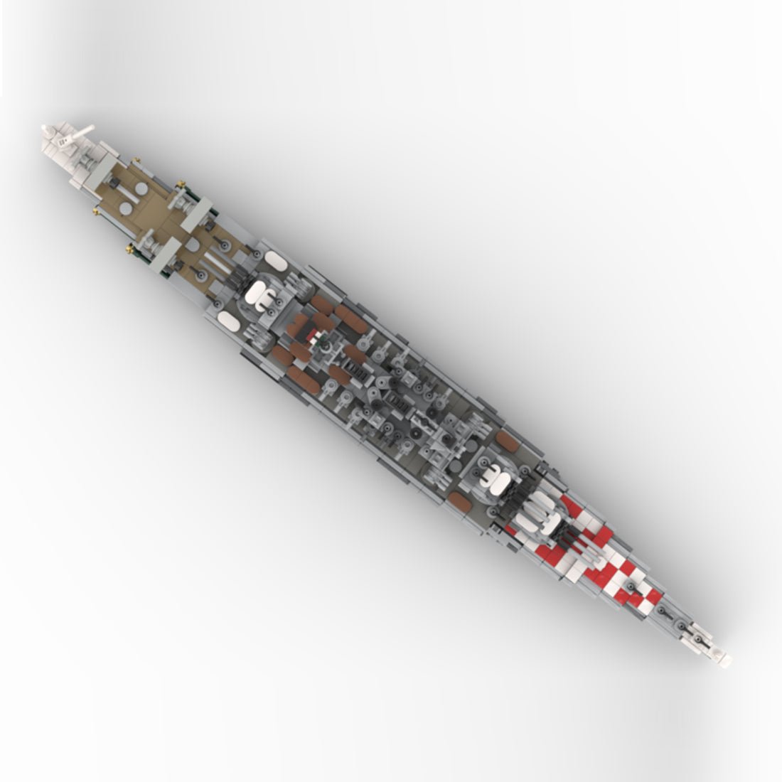 Italian battleship ROMA Building Blocks - LesDiy -