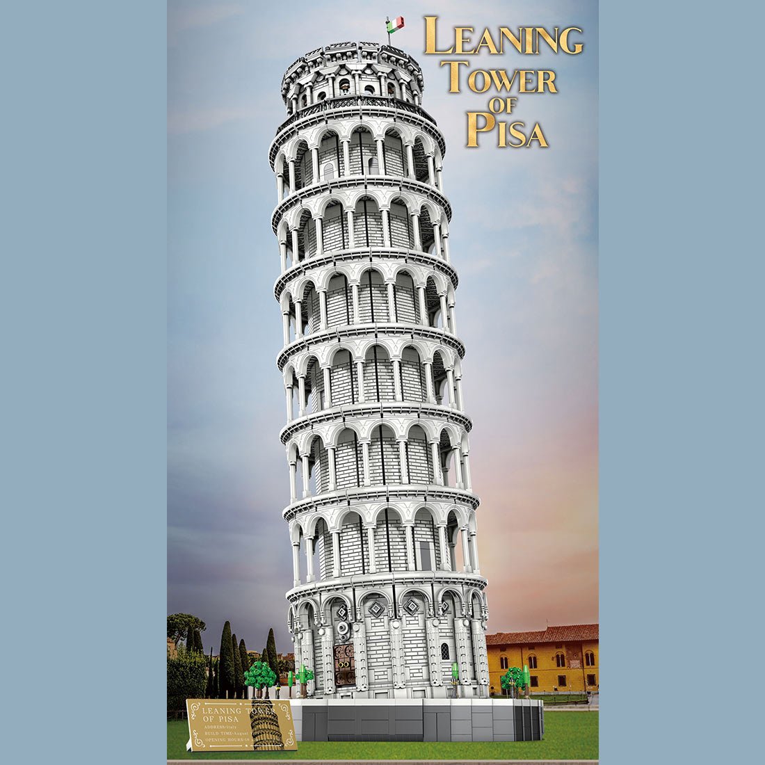 Italian Famous Landmark Tower Building Blocks - LesDiy - Building Blocks