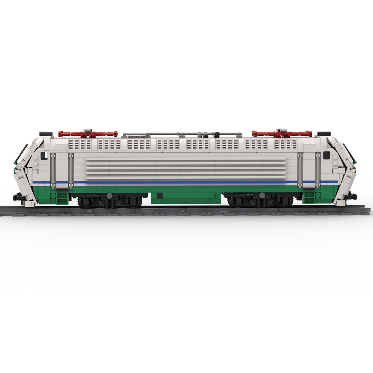 Italy State Railway Class Locomotive Building Blocks - LesDiy - Locomotive