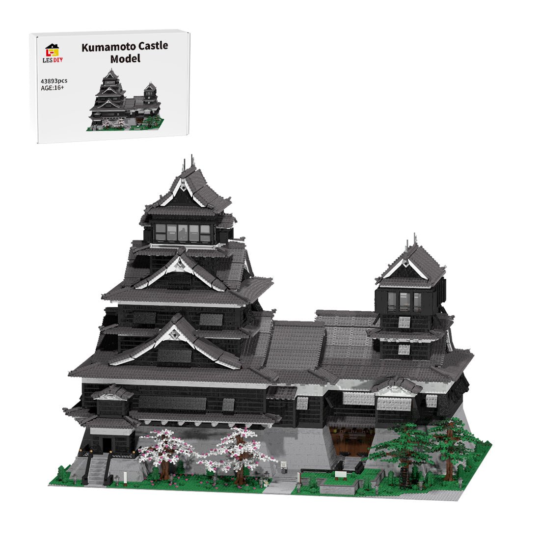 Kumamoto Castle Street View Building Blocks - LesDiy -