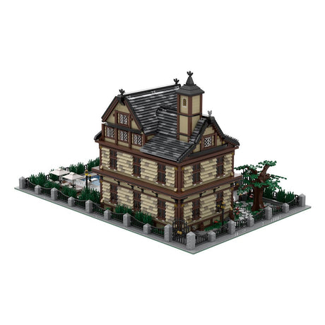 Leisure Club Model Architectural Street Scene Building Blocks Toys Set - LesDiy -