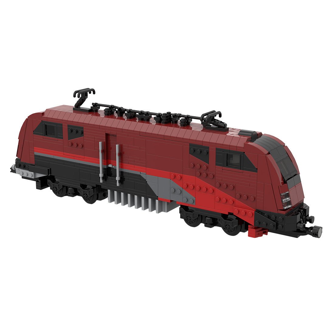 Locomotive Train Model Building Blocks Set - LesDiy - Locomotive