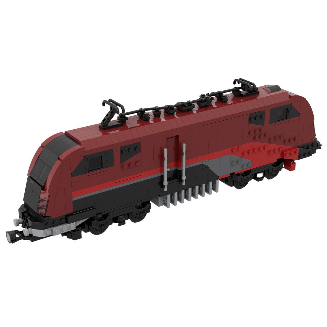 Locomotive Train Model Building Blocks Set - LesDiy - Locomotive