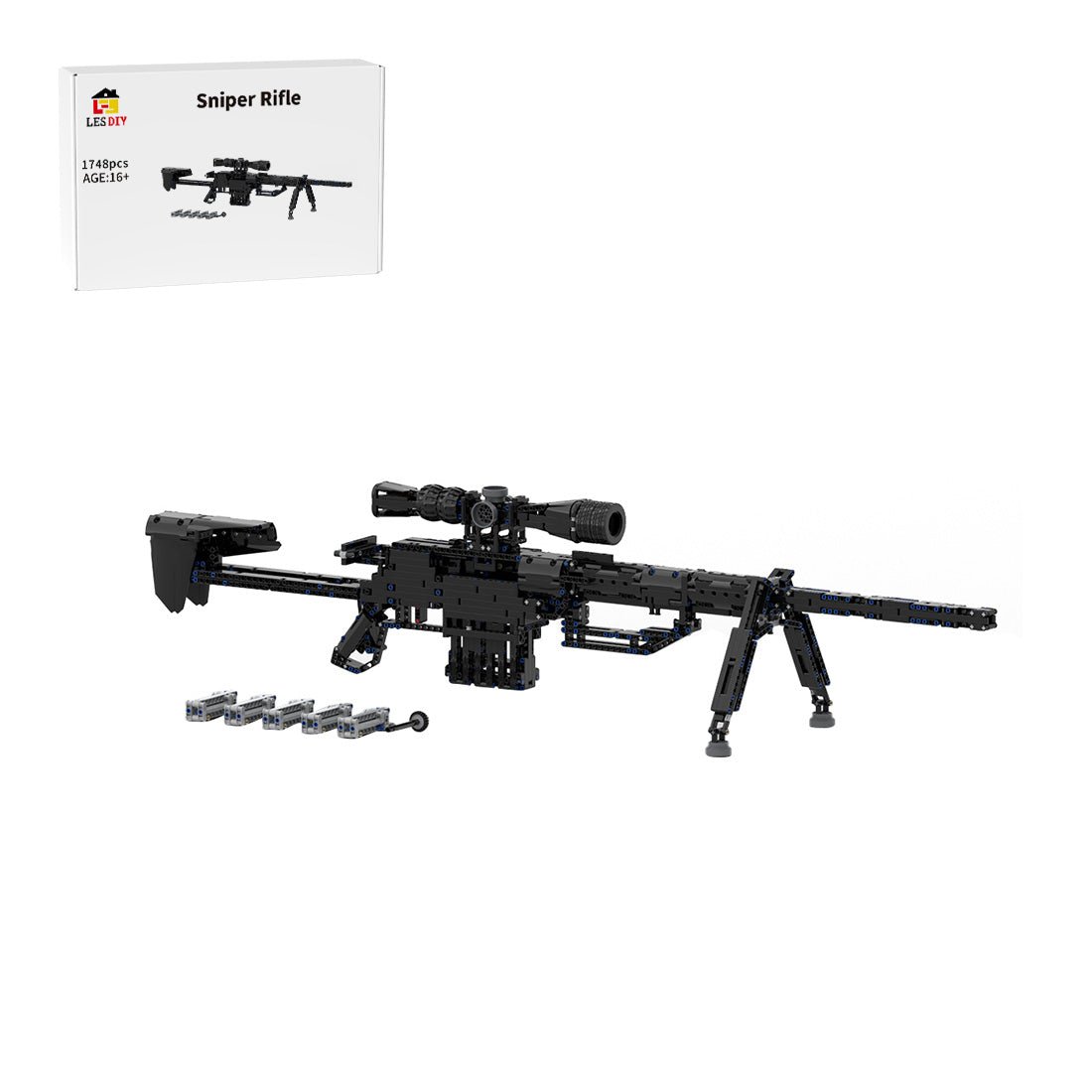 M200 Sniper Rifle Building Blocks - LesDiy - Building Blocks