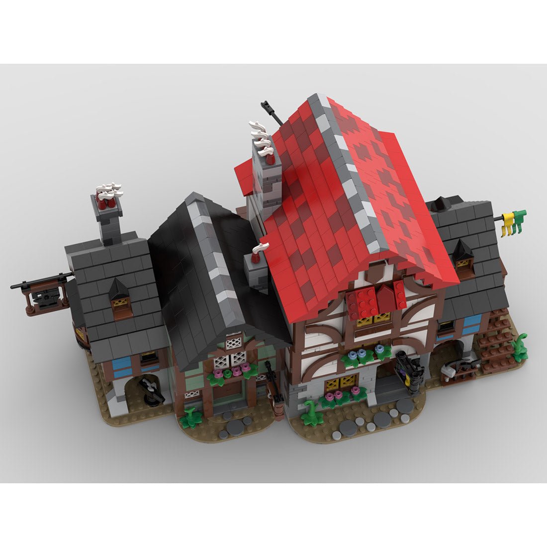 Medieval Alley's Inn Model Village Theme - LesDiy