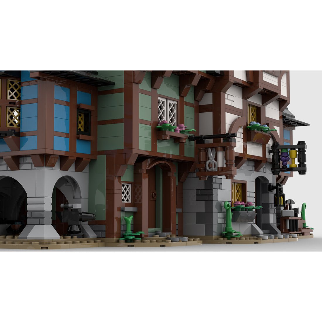 Medieval Alley's Inn Model Village Theme - LesDiy