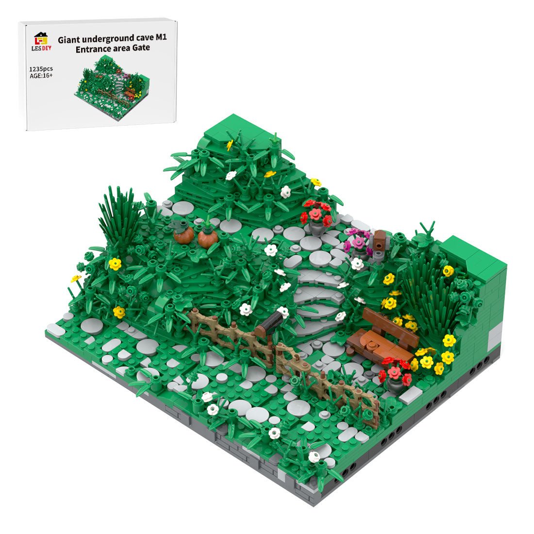 Medieval Cavern Dwelling M1 Modular Building Blocks - LesDiy - Building Blocks