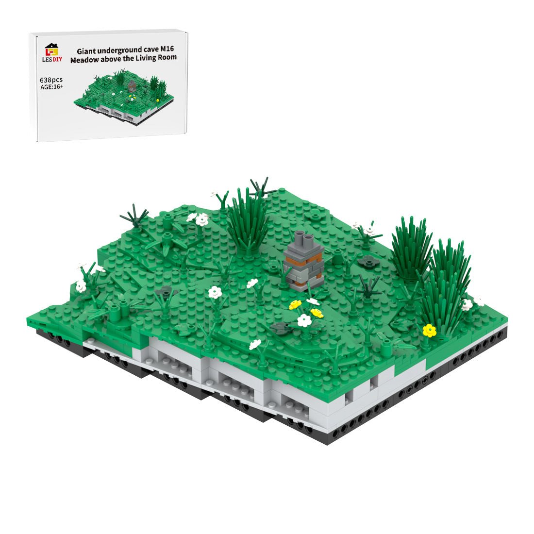 Medieval Cavern Dwelling M16 Modular Building Blocks - LesDiy - Building Blocks