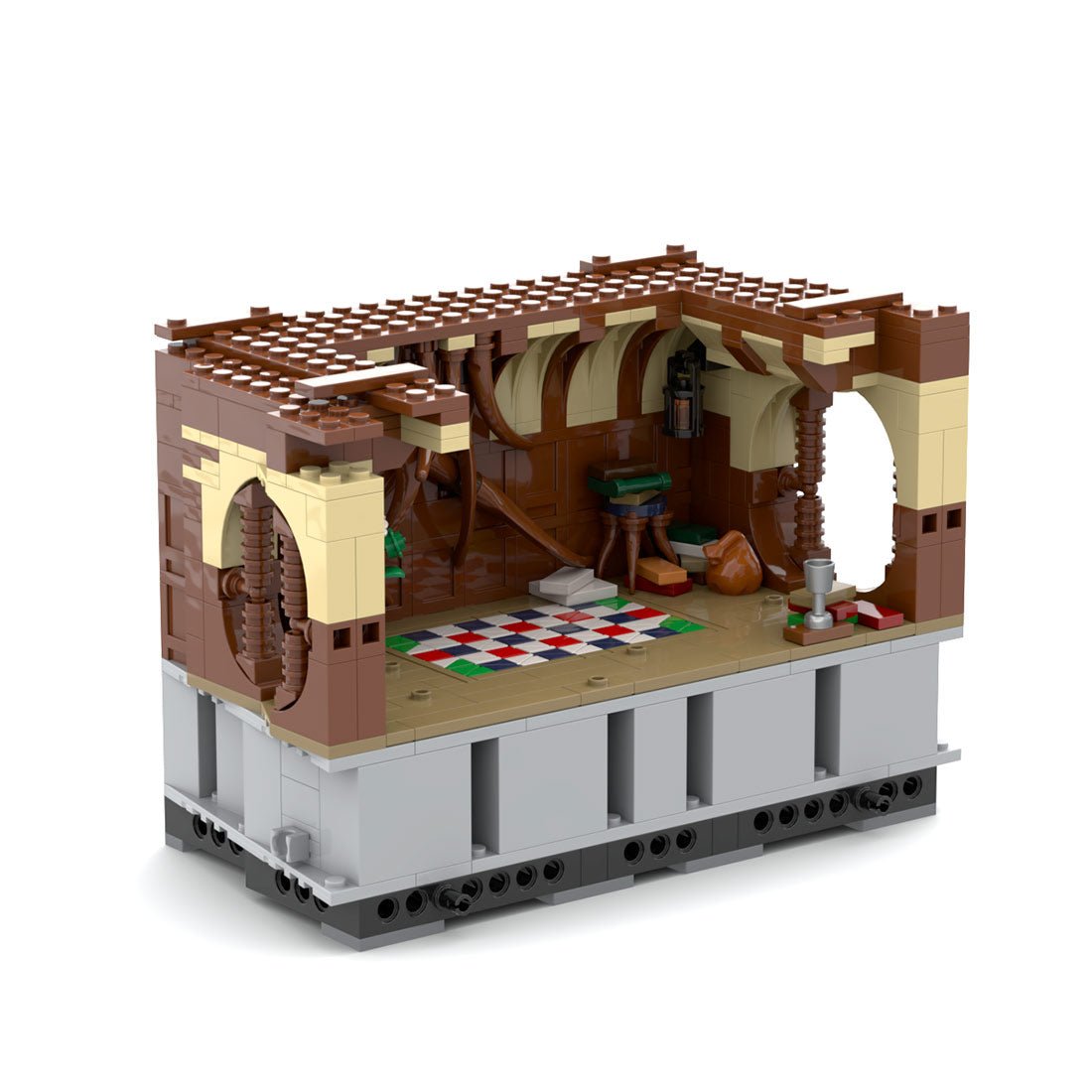 Medieval Cavern Dwelling Modular Building Blocks - Section 1 Entrance Hall - LesDiy - Building Blocks