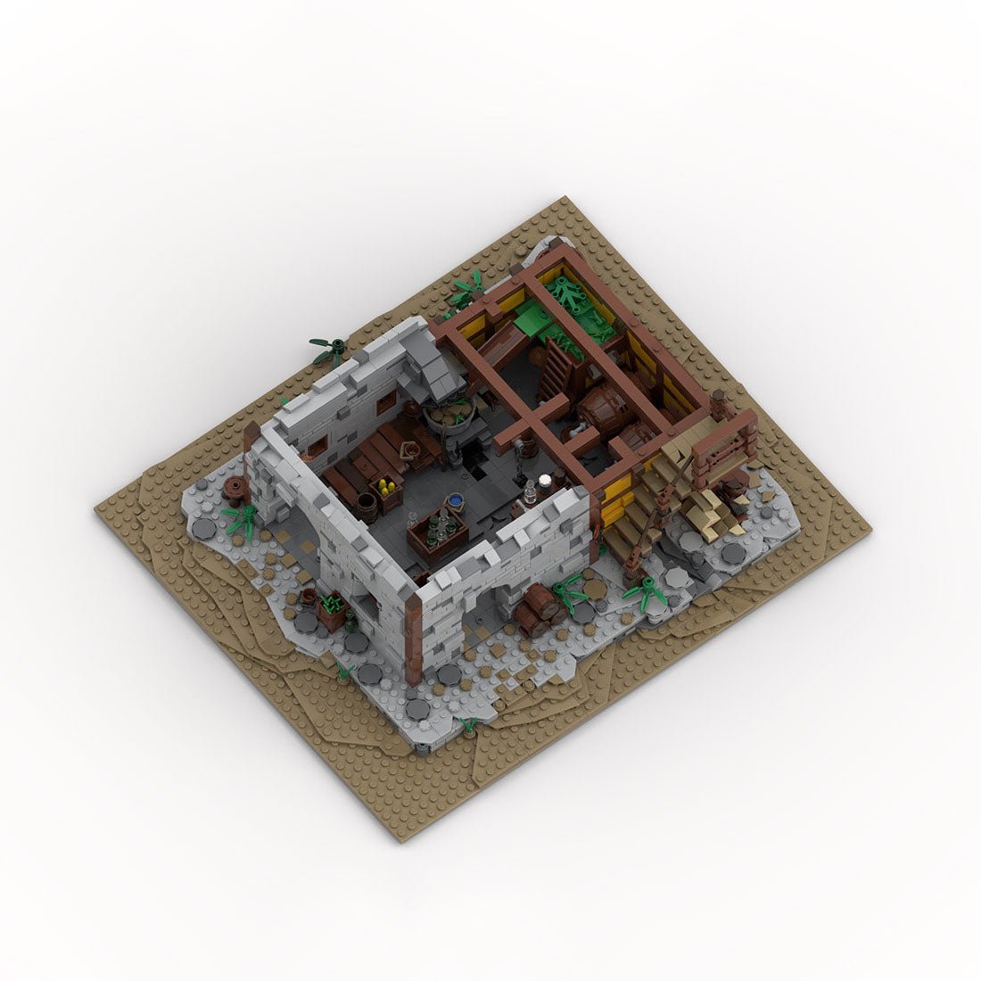 Medieval MOC Taylorsgreen Village Brewery Building Blocks - LesDiy - Building Blocks