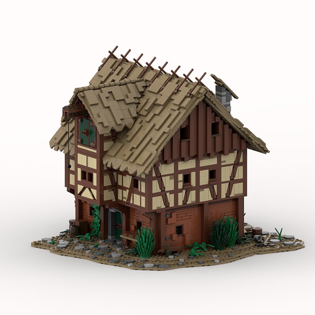 Medieval Taylorsgreen Village Townhouse Building Blocks - LesDiy - Building Blocks