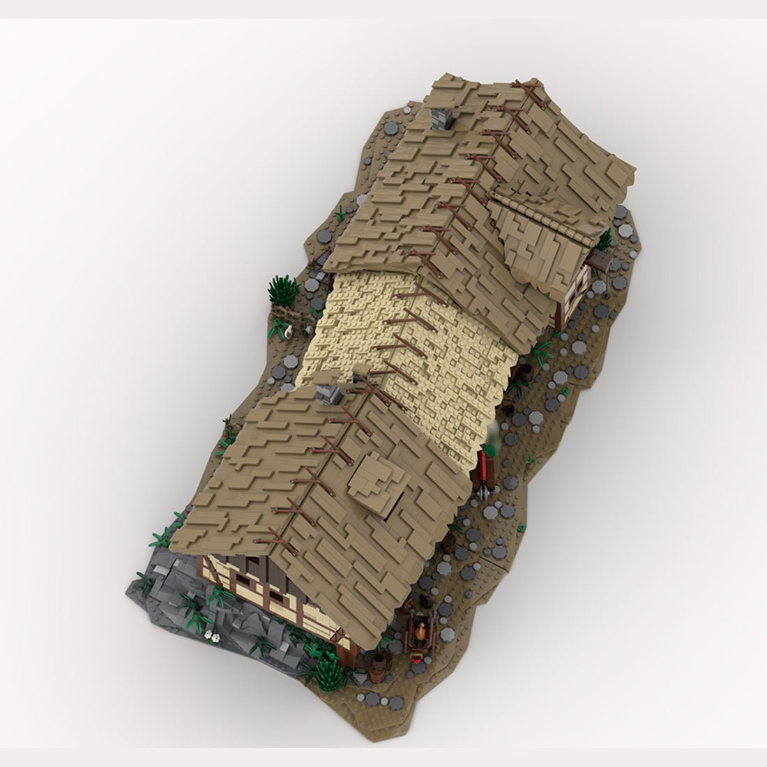 Medieval Taylorsgreen Village Townhouse Building Blocks - LesDiy - Building Blocks