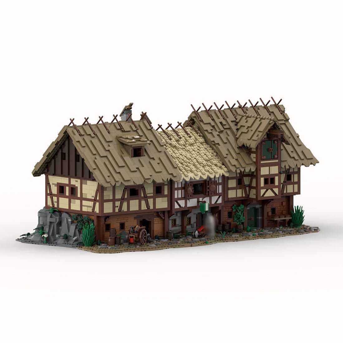 Medieval Taylorsgreen Village Townhouse Building Blocks - LesDiy - Building Blocks