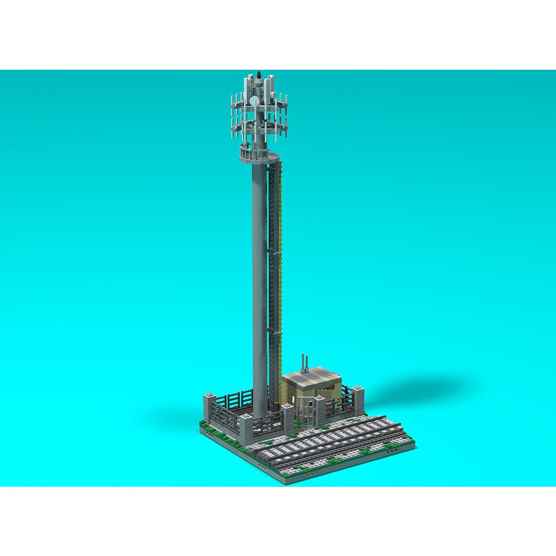 MILS 5G Signal Tower Building Blocks-LesDiy-MOC-
