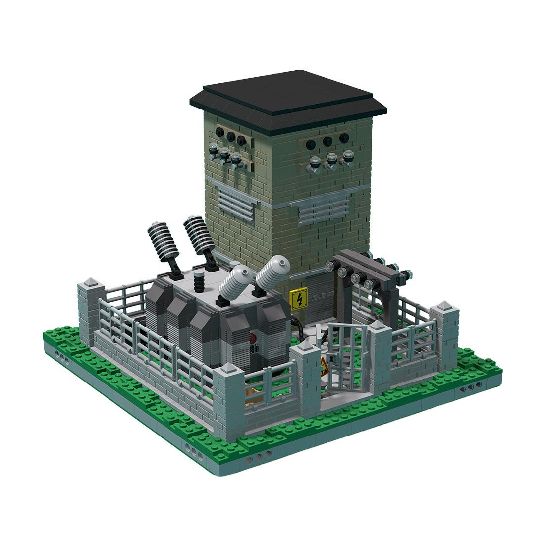MILS Electrical Substation Building Blocks-LesDiy-MOC-