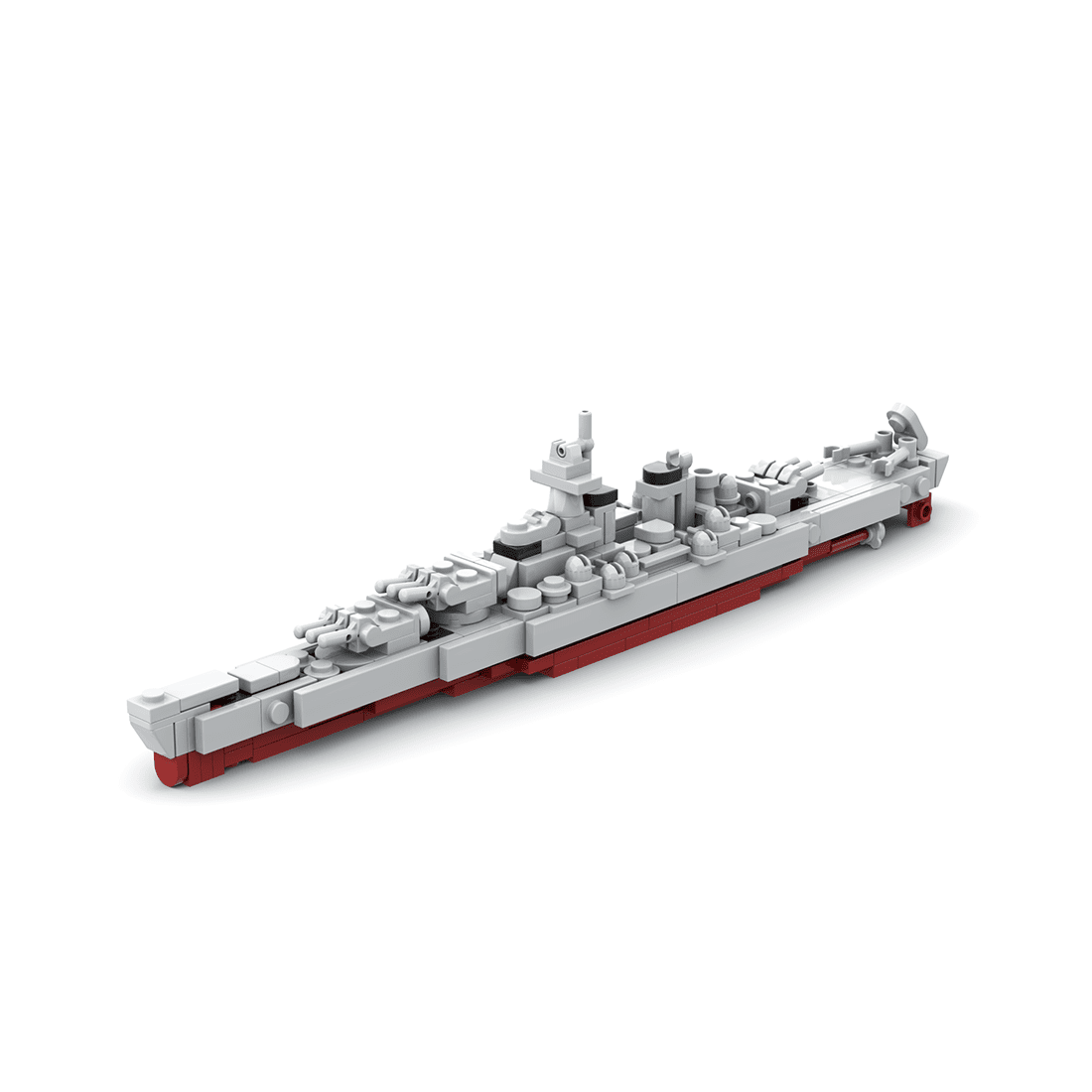 Miniature Armed Naval Vessel Set 2 Building Blocks - LesDiy -