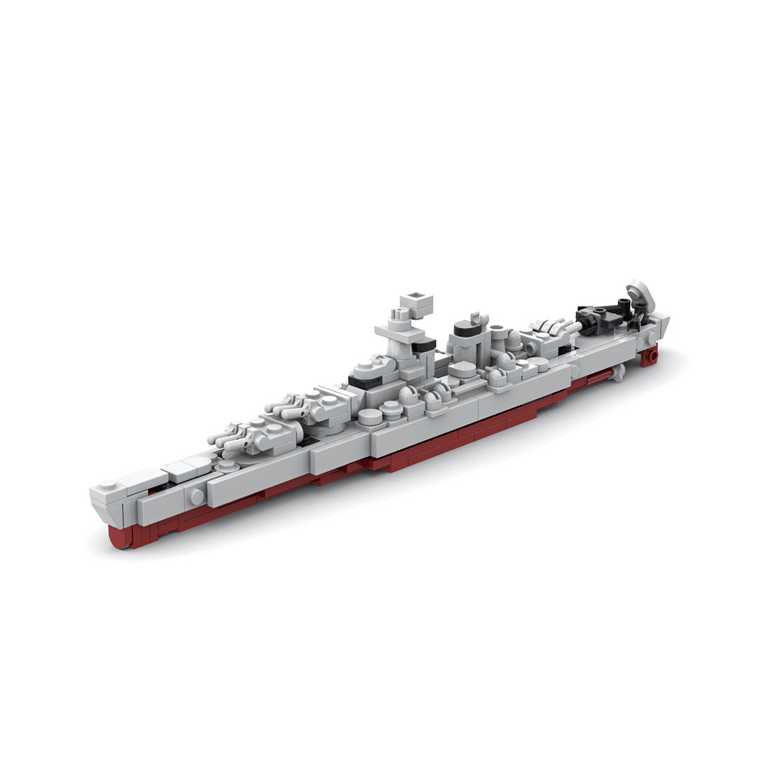Miniature Armed Naval Vessel Set 2 Building Blocks - LesDiy -