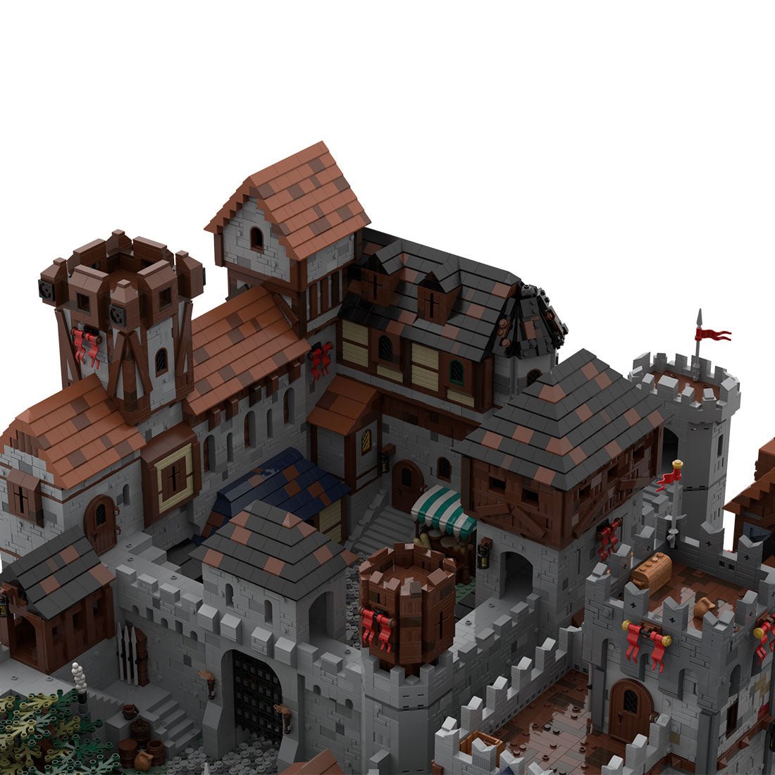 MOC - 100133 Medieval Royal Village - LesDiy -