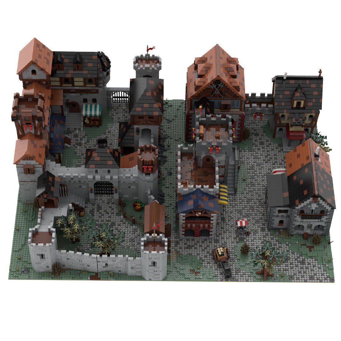 MOC - 100133 Medieval Royal Village - LesDiy -