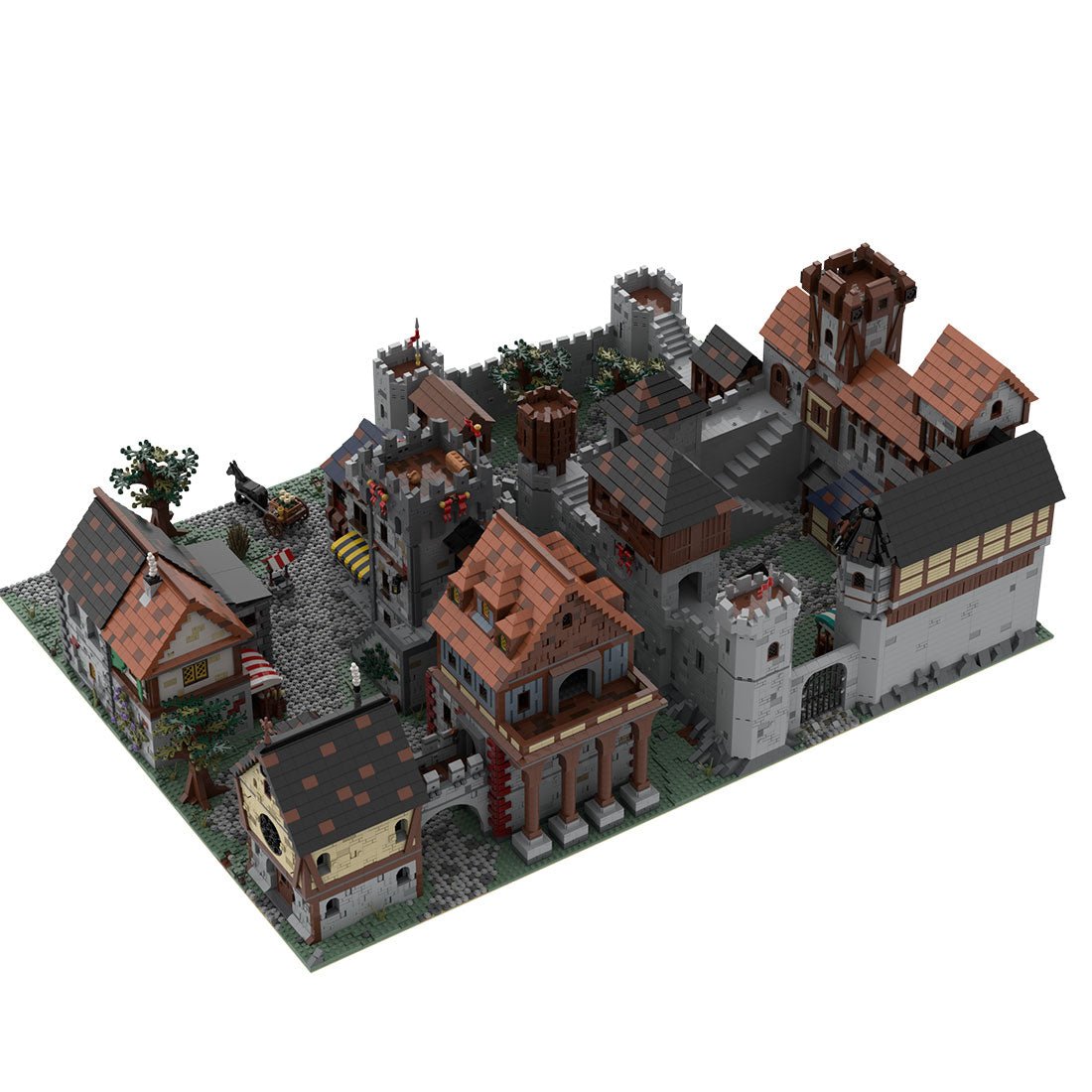 MOC - 100133 Medieval Royal Village - LesDiy -