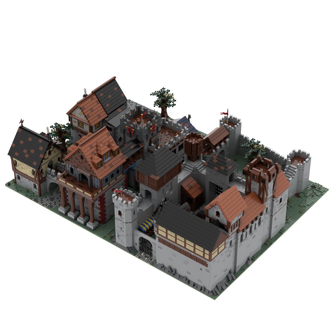 MOC - 100133 Medieval Royal Village - LesDiy -