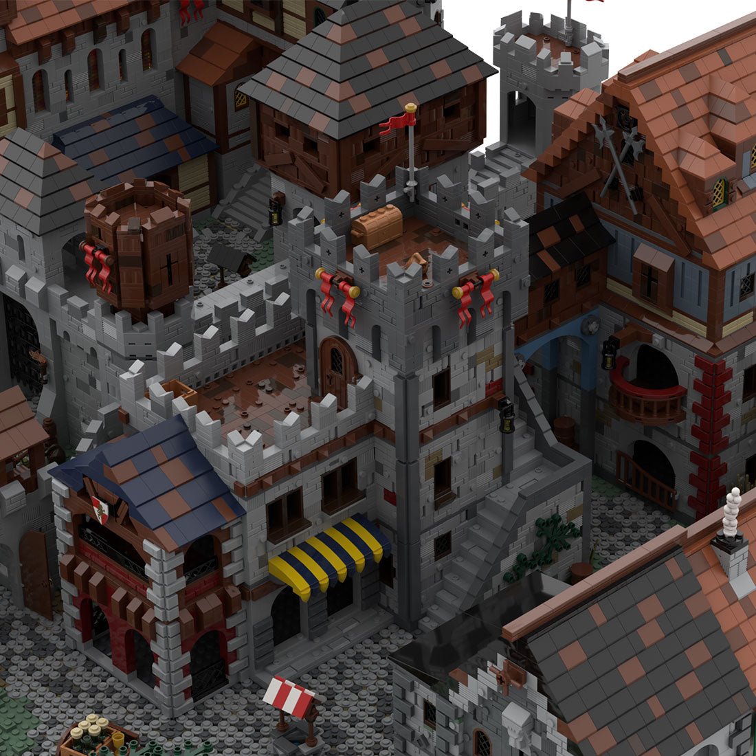 MOC - 100133 Medieval Royal Village - LesDiy -