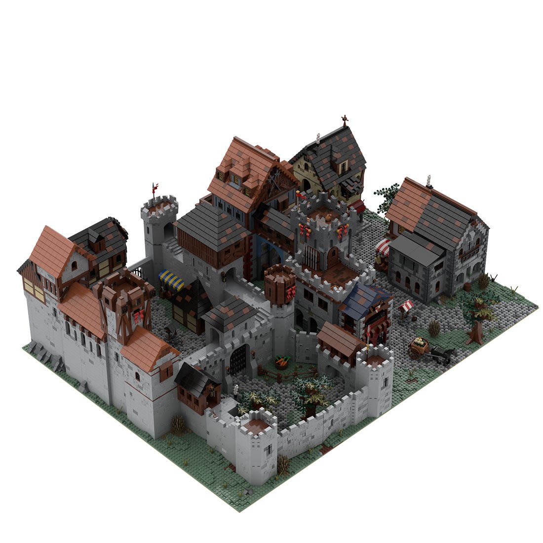 MOC - 100133 Medieval Royal Village - LesDiy -