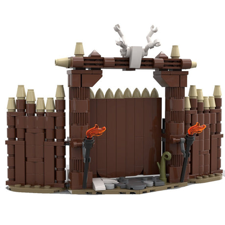 MOC - 103656 Village Gate Medieval Building Blocks - LesDiy