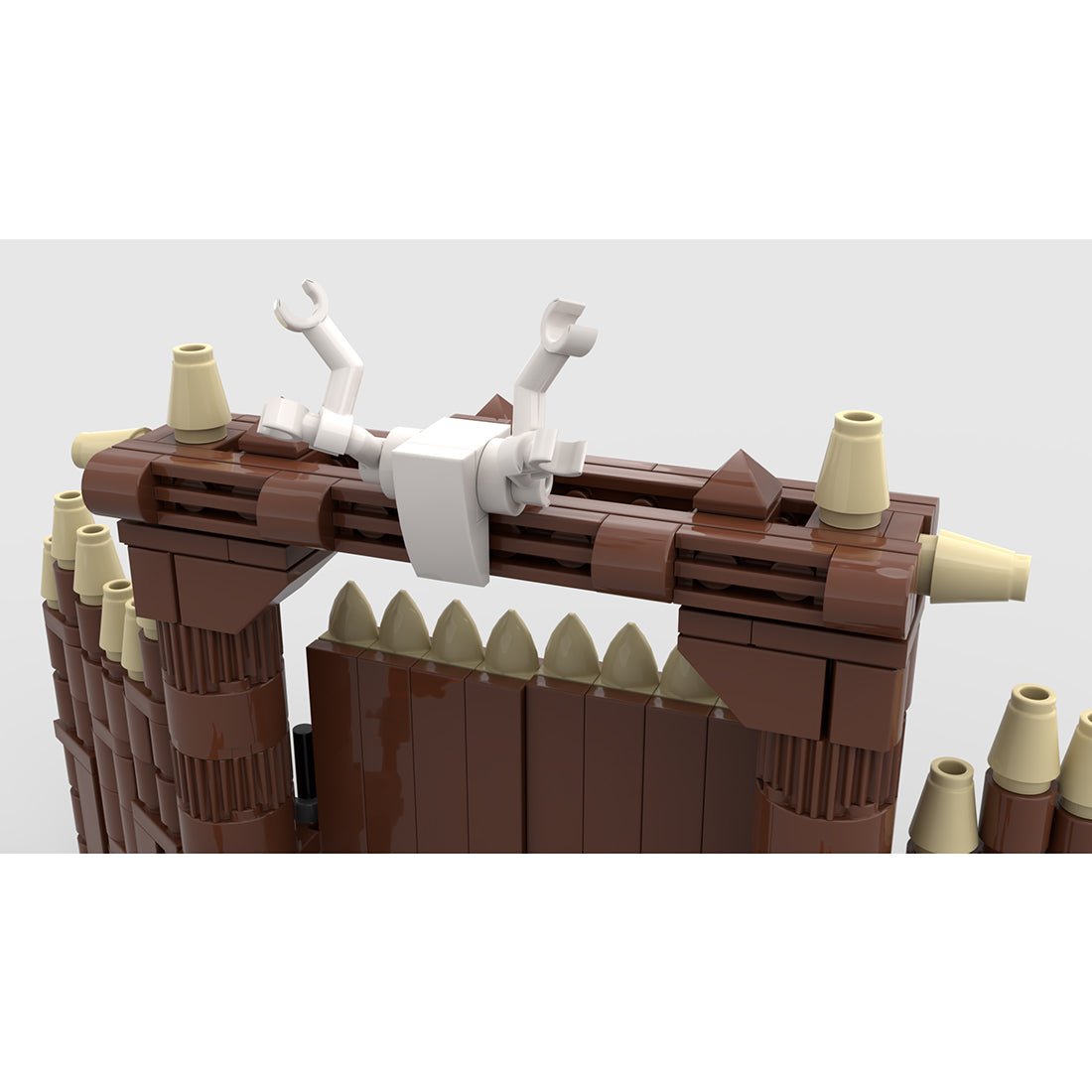 MOC - 103656 Village Gate Medieval Building Blocks - LesDiy