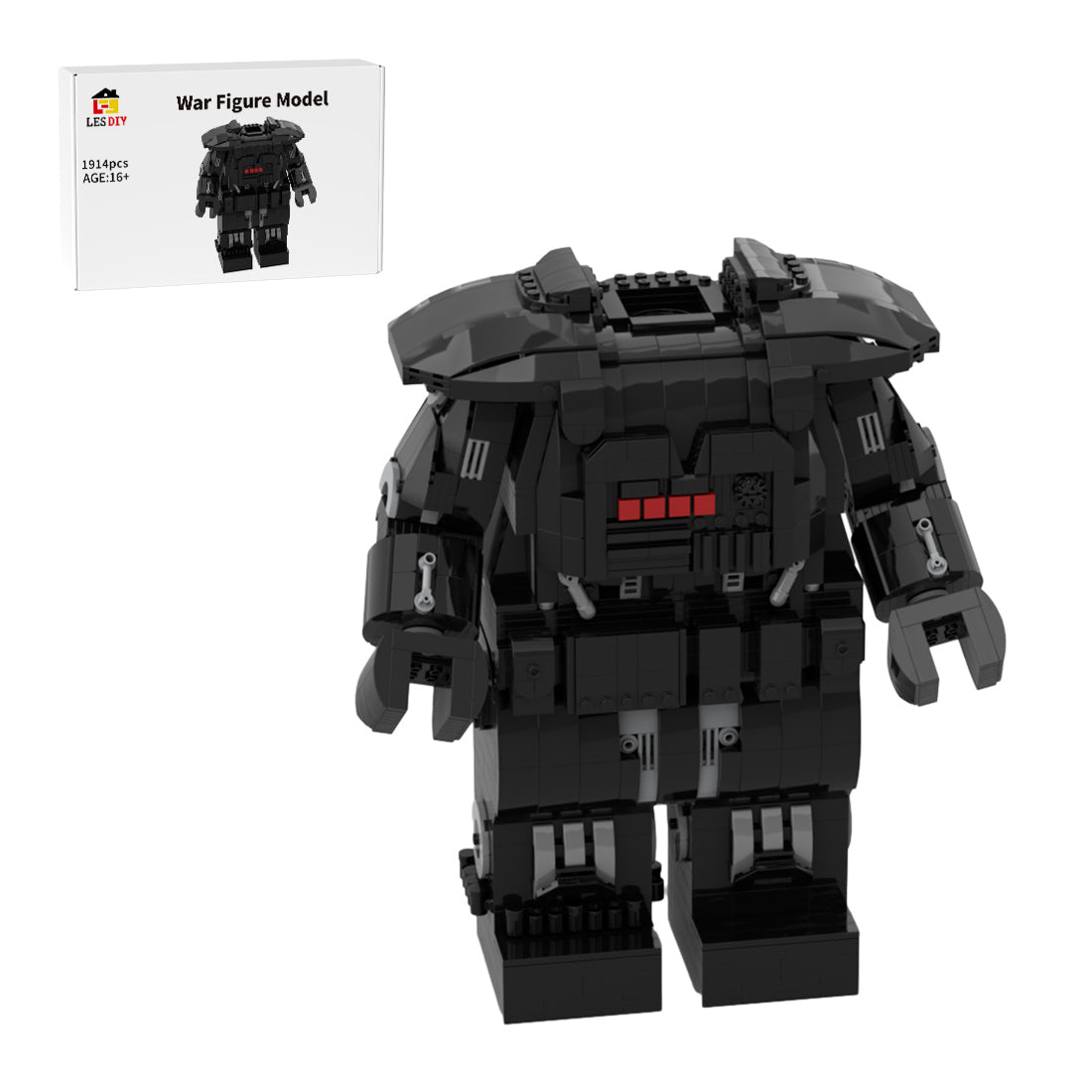 MOC - 106579 Dark Trooper Mega Figure Building Blocks - LesDiy