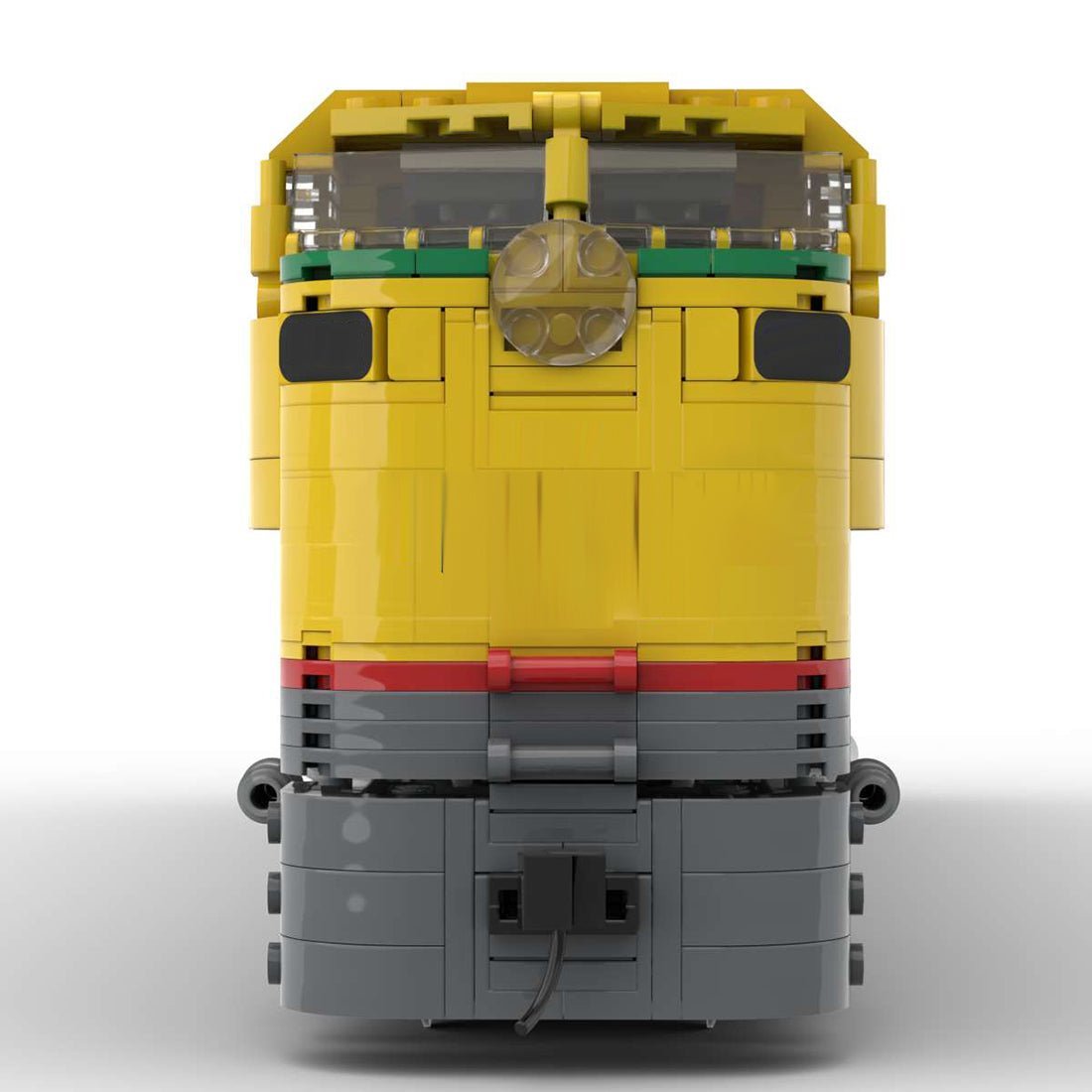 MOC - 106723 8500 GTEL Retro Train - LesDiy - Locomotive