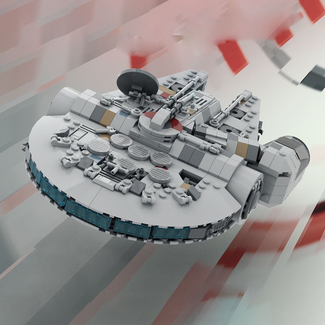 MOC - 108207 Sci - fi Medium Millennium Falcon - LesDiy -