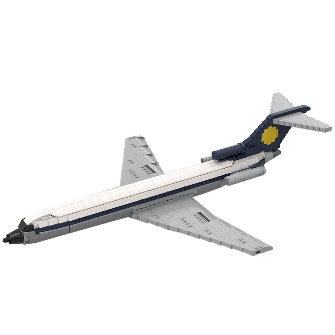 MOC - 108472 727 Jet Plane - LesDiy -