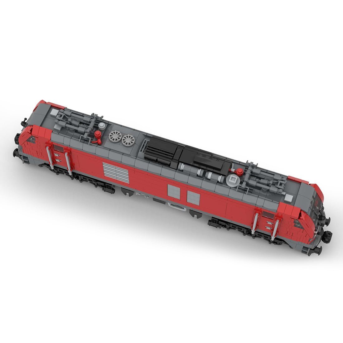 MOC - 108758 Rail Transit Trains Model - LesDiy - Locomotive