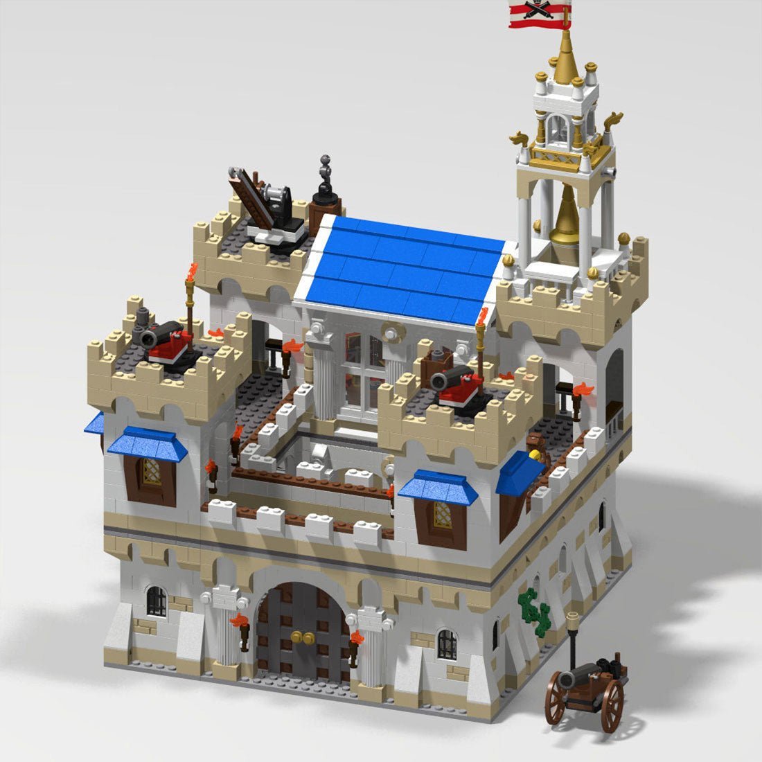 MOC - 109026 English Fort - LesDiy -