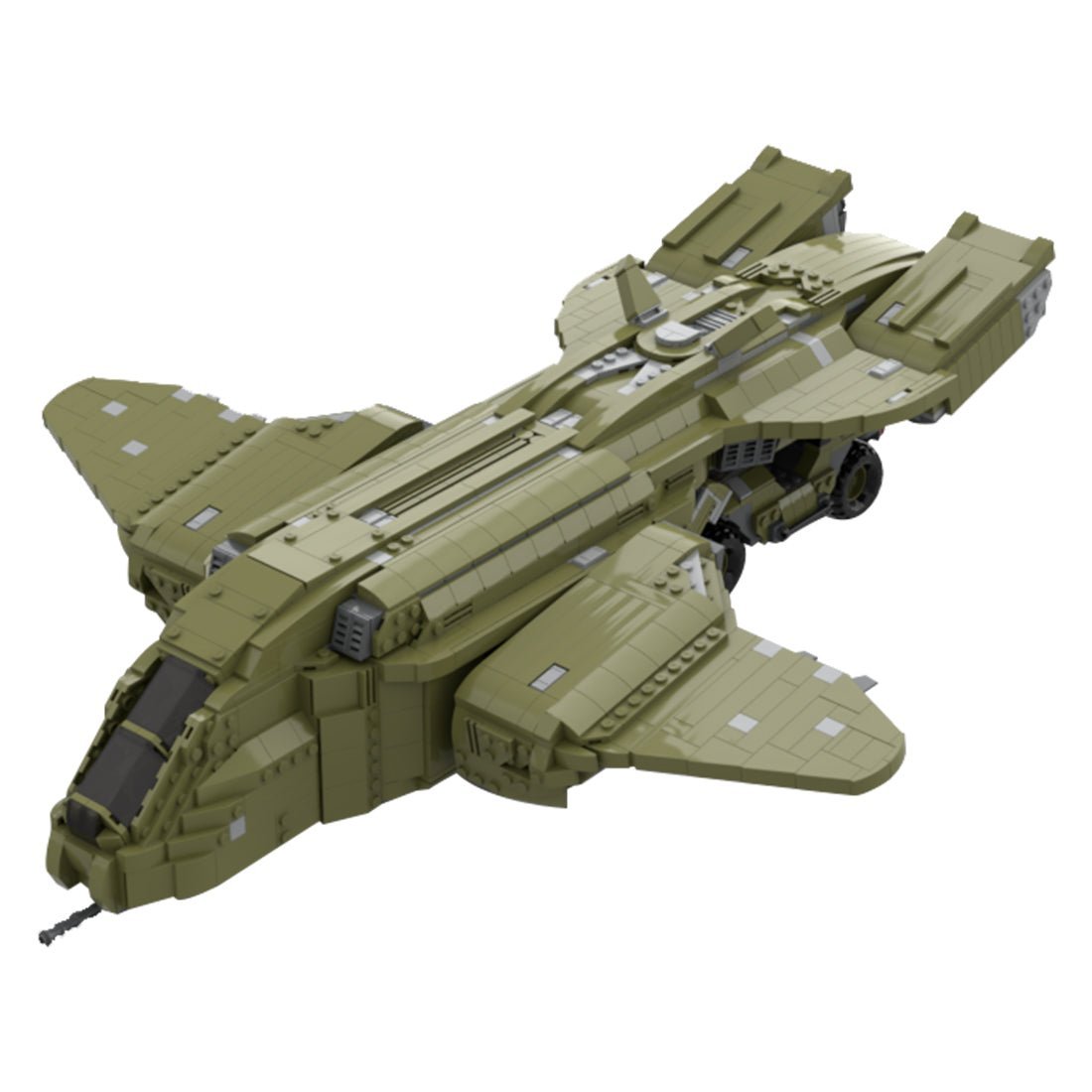 MOC - 109063 D77 Troop Carrier Vehicle Model - LesDiy - MOC