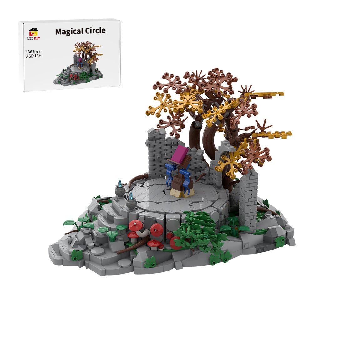 MOC - 109361 Magical Circle Building Blocks - LesDiy -