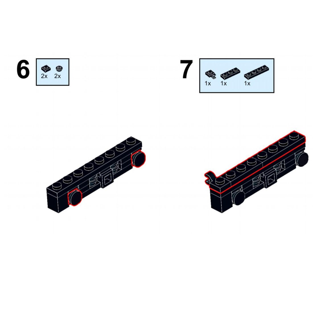 MOC - 110374 Tacoma and Eastern GE 45 Ton Switcher Building Blocks - LesDiy - Locomotive