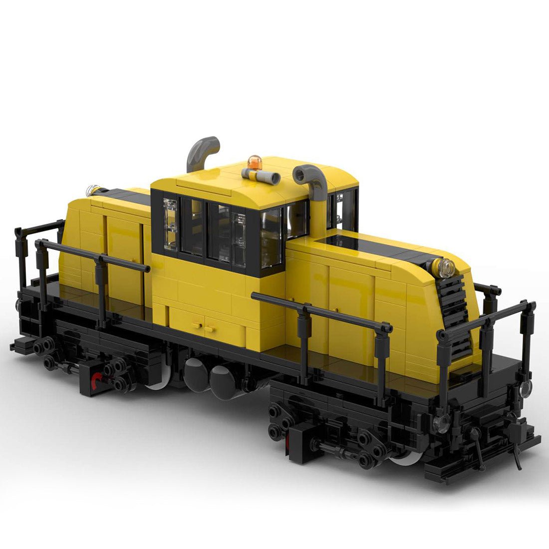 MOC - 110374 Tacoma and Eastern GE 45 Ton Switcher Building Blocks - LesDiy - Locomotive
