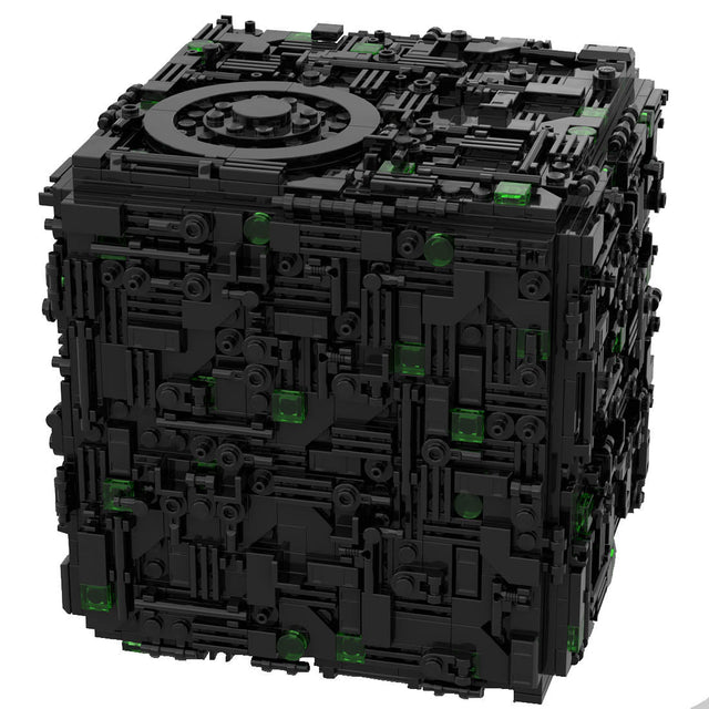 MOC - 112646 Borg Cube Warship Building Blocks - LesDiy