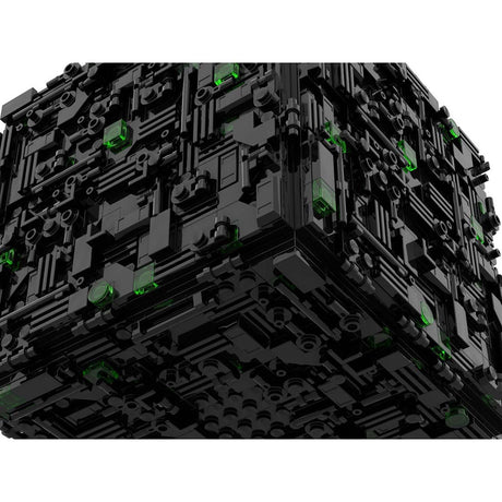 MOC - 112646 Borg Cube Warship Building Blocks - LesDiy